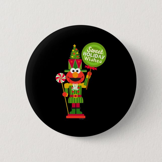 Macaron Rond 5 Cm Elmo Nutcracker  (Devant)
