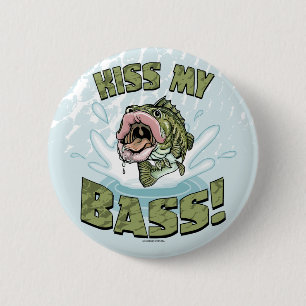 Macaron Rond 5 Cm Embrassez ma grande vitesse basse de poissons de