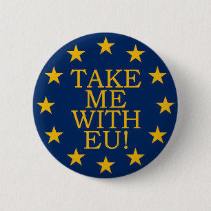 Macaron Rond 5 Cm Emmenez-moi avec l'UE