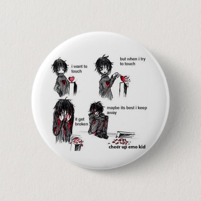 Macaron Rond 5 Cm emo2l (Devant)