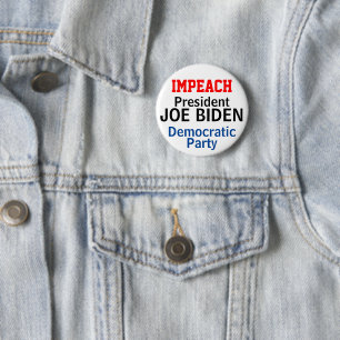 Macaron Rond 5 Cm Empêcher le président Biden Parti démocratique