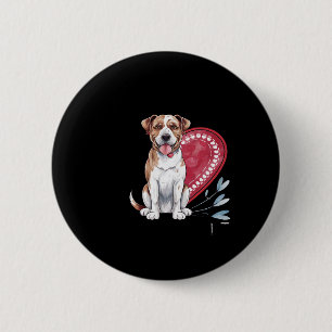 Macaron Rond 5 Cm Empreintes sur mon chien du coeur