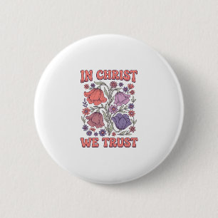 Macaron Rond 5 Cm En Christ Nous Avons Confiance Design Vectoriel Fl