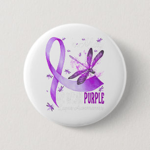Macaron Rond 5 Cm En Mai Nous Portons Violet Lupus Sensibilisation D