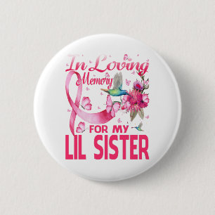 Macaron Rond 5 Cm En Mémoire D'Amour Pour Ma Soeur Lil