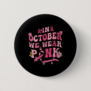 Macaron Rond 5 Cm En Octobre, Nous Portons Des Breas Super De Pink R