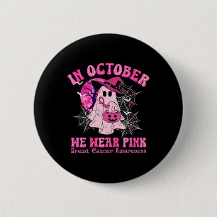 Macaron Rond 5 Cm En Octobre Nous Portons Le Cancer Du Sein Rose Fem