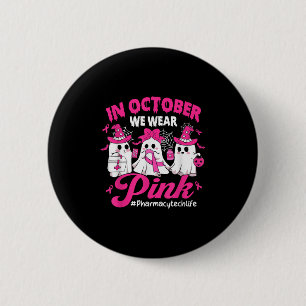 Macaron Rond 5 Cm En Octobre Nous Portons Pink Pharmacy Tech Vie
