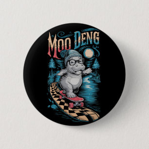 Macaron Rond 5 Cm Enchanter Moo Deng Hippo