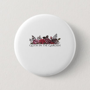 Macaron Rond 5 Cm Encre de Whimsigoth - Forêts mystiques, Lunes et M