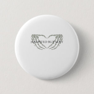 Macaron Rond 5 Cm Encre de Whimsigoth - Forêts mystiques, Lunes et M