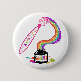 Macaron Rond 5 Cm Encre lunaire - AC