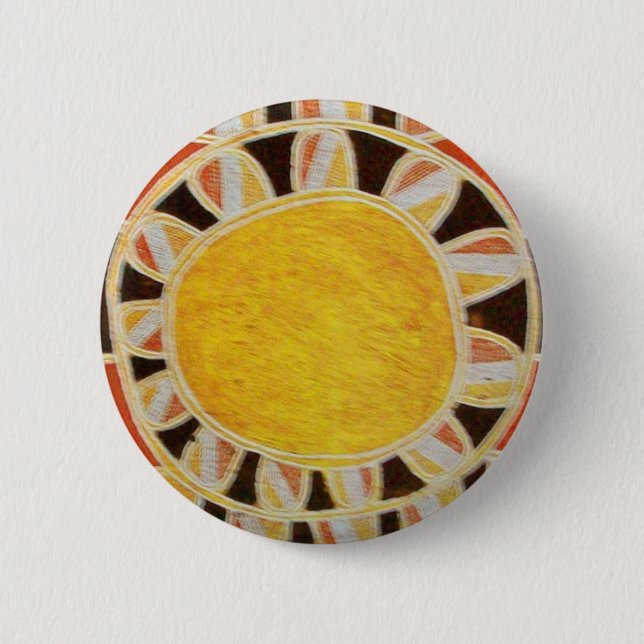 MACARON ROND 5 CM ÉNERGIE SOLAIRE SOLAIRE (Devant)