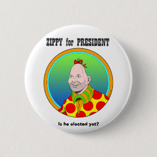 Macaron Rond 5 Cm Énergique pour le président !