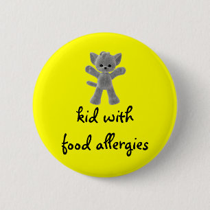 Macaron Rond 5 Cm Enfant avec des allergies alimentaires