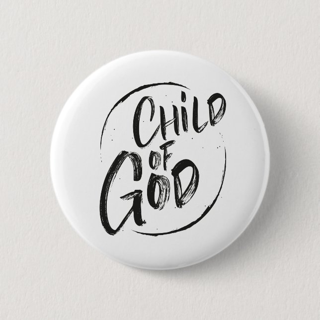 Macaron Rond 5 Cm Enfant de Dieu (Devant)