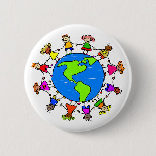 Macaron Rond 5 Cm Enfants américains