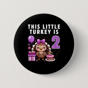 Macaron Rond 5 Cm Enfants Cette Petite Turquie Est 2 Ans Thanksgivin