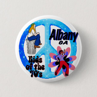 Macaron Rond 5 Cm Enfants d'Albany du bouton des années 70