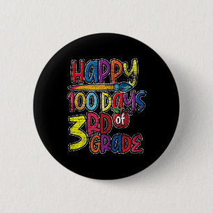 Macaron Rond 5 Cm Enfants De Troisième Année Don 100 Jours D'École