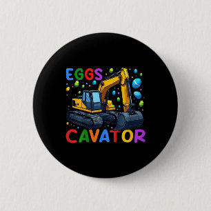 Macaron Rond 5 Cm Enfants Eggscavator Bunny Excavateur Oeuf Chasse T