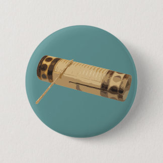 Macaron Rond 5 Cm Enfer ouais, je joue le Guiro !