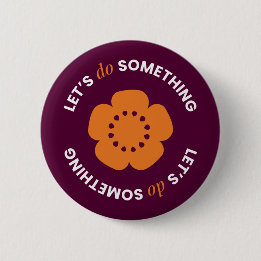 Macaron Rond 5 Cm EngenderHealth: Let's Do Something - Button