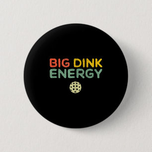 Macaron Rond 5 Cm Énorme énergie de dink pickleball amateur de pickl