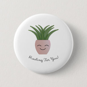 Macaron Rond 5 Cm Enraciner pour vous Fern