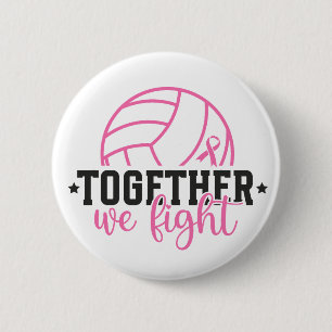 Macaron Rond 5 Cm Ensemble nous luttons contre le cancer du sein Rub