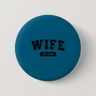 Macaron Rond 5 Cm Enterrement de vie de garçon mariage femme et mari