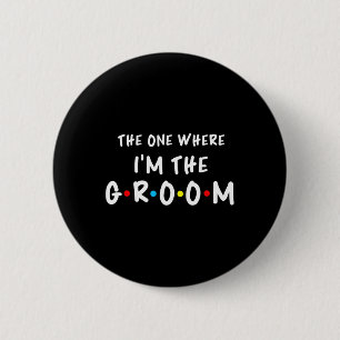 Macaron Rond 5 Cm Enterrement de vie de jeune fille The One Where I'