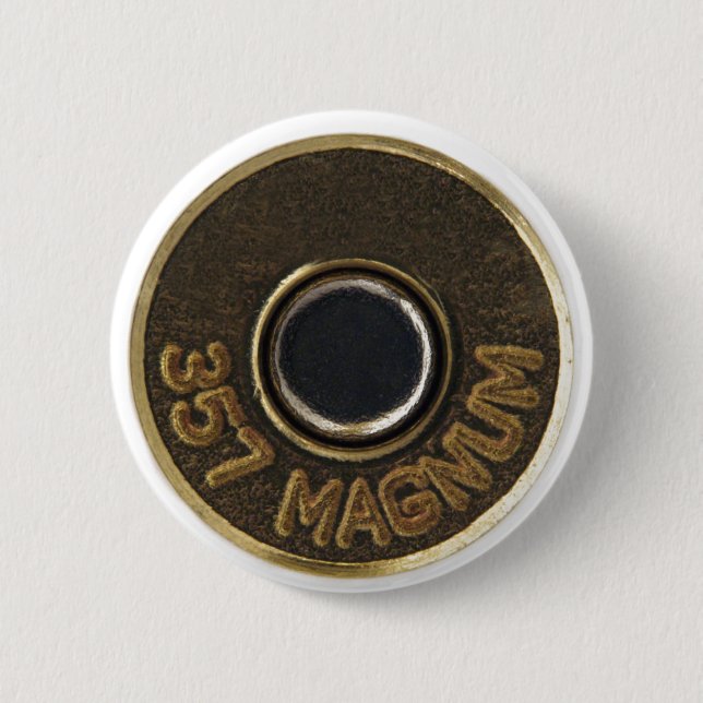 Macaron Rond 5 Cm Enveloppe en laiton de coquille de 357 magnums (Devant)