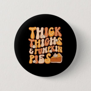 Macaron Rond 5 Cm Épais cuisses &amp; Citrouilles tartes Thanksgivin