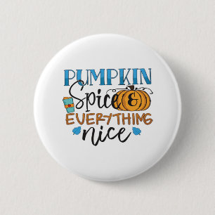 Macaron Rond 5 Cm Épices citrouilles Et Tout Bien Design - tendance