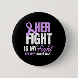 Macaron Rond 5 Cm Epilepsie Conception Conception Son combat Mon cad