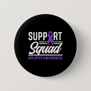 Macaron Rond 5 Cm Epilepsie Guerrier Soutien Escadron Soutien Epilep