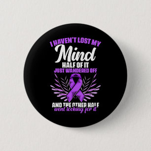 Macaron Rond 5 Cm Epilepsy Mind - Survivant de l'épilepsie Sensibili