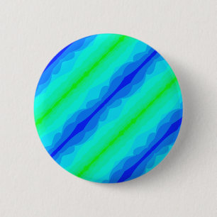 Macaron Rond 5 Cm Épingle bleu/vert