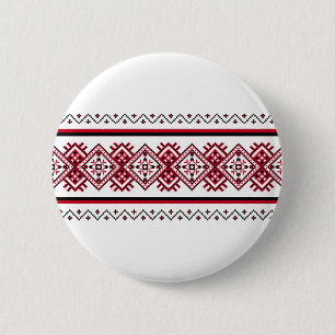 Macaron Rond 5 Cm Épingle de broderie ukrainienne Vyshyvanka
