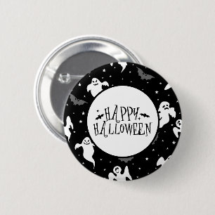 Macaron Rond 5 Cm Épingle de fantôme Halloween