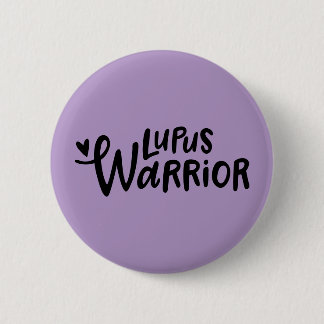 Macaron Rond 5 Cm Épingle de guerrier contre le lupus – Bouton de se