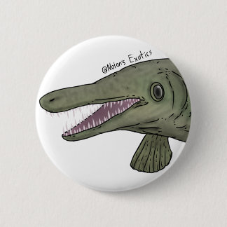 Macaron Rond 5 Cm Épingle de lépisosté alligator