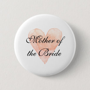 Macaron Rond 5 Cm Épingle de mariage de la mère de la mariée