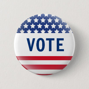 Macaron Rond 5 Cm Épingle d'indicateur de vote