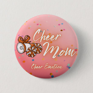 Macaron Rond 5 Cm Épingle Maman Cheer