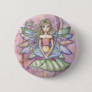 Macaron Rond 5 Cm Épingle Sweet Fairy Button par Molly Harrison