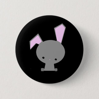 Macaron Rond 5 Cm Épinglette Bouton Lapin Kawaii Mignon