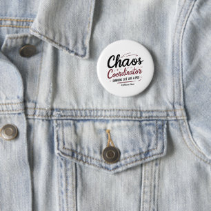 Macaron Rond 5 Cm Épinglette de coordinateur de chaos – Cadeau de va