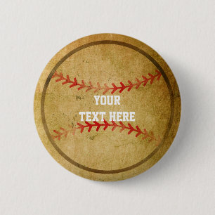 Macaron Rond 5 Cm Épinglette ronde de fête d'anniversaire BASEBALL v